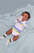 White Infinity Infant Onesie Long Sleeve