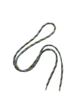 Silver Mardi Gras Shoelaces