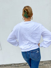 Adult Crowns and Masks French Terry Light Weight Pullover - White