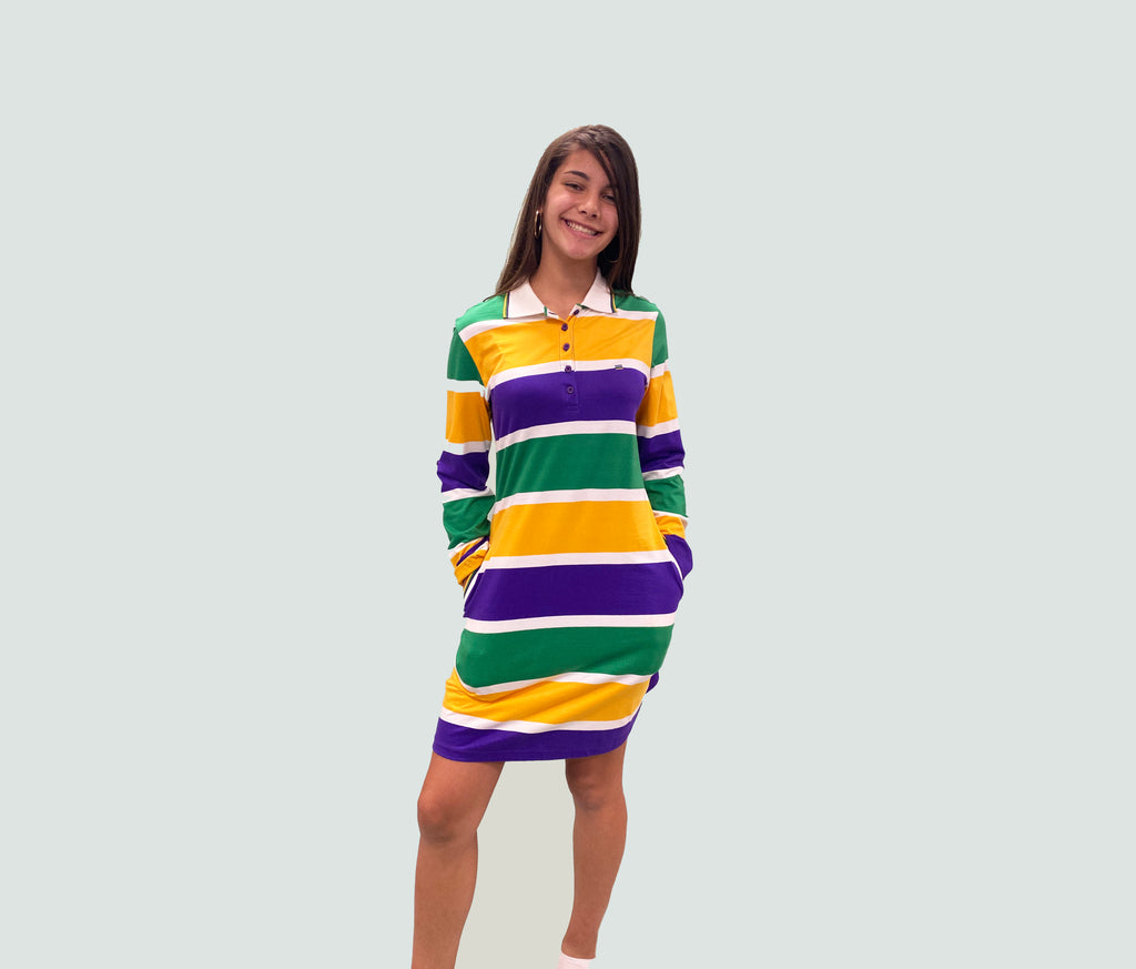 Thick Stripe Rugby Adult Dress L Thick Stripe Rugby Adult Dress L