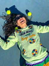 ASP Adult LET THEM EAT KING CAKE Pullover - Mint