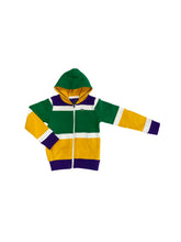 Thick Stripe Rugby Toddler Zip Up Hoodie