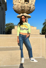 ASP Adult QUEEN OF THE KREWE Crop Pullover