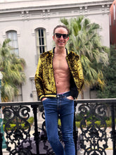 Sequin Jacket Black and Gold Adult Classic