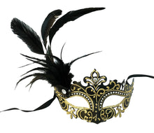 Laser Cut Non Metal Mask with Feather