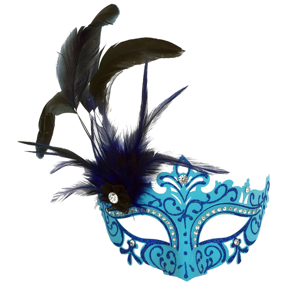 US Virgin Islands Mask (Feathers outlets and Rhinestones)