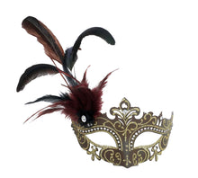 Laser Cut Non Metal Mask with Feather