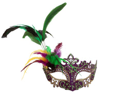 Laser Cut Non Metal Mask with Feather