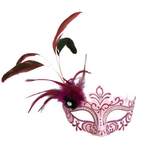 Laser Cut Non Metal Mask with Feather