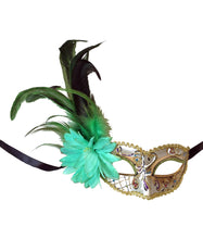 Victorian Style Eyelet with Swirls, Flower and Side Feathers
