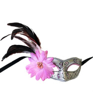 Victorian Style Eyelet with Swirls, Flower and Side Feathers