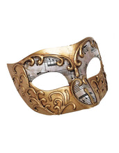 Music Notes and Swirls Half Mask