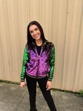 Sequin Jacket Purple, Green, and Gold Adult Classic