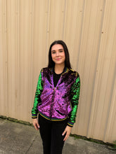 Sequin Jacket Purple, Green, and Gold Adult Classic