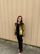 Sequin Jacket Black and Gold Adult Classic
