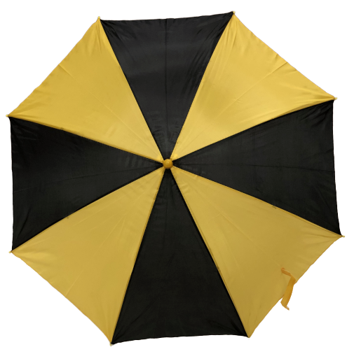 Black & Gold Parasol - Mardi Gras Creations