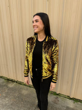 Sequin Jacket Black and Gold Adult Classic