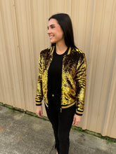 Sequin Jacket Black and Gold Adult Classic
