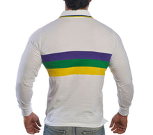 White Chest Stripe Adult Long Sleeve