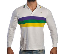 White Chest Stripe Adult Long Sleeve