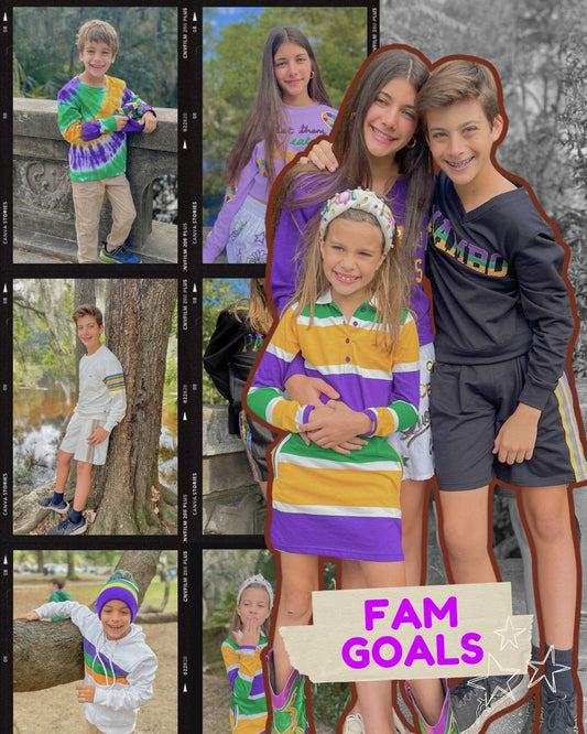Mardi Gras Styles for Every Sibling 👨‍👩‍👧‍👦 📸