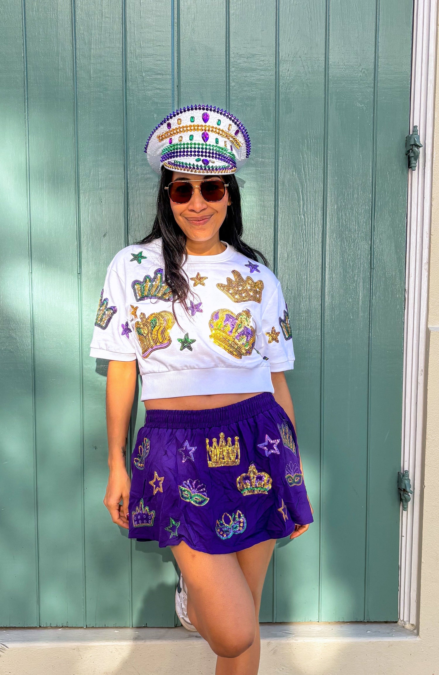 Tops cortos para mujer - Mardi Gras