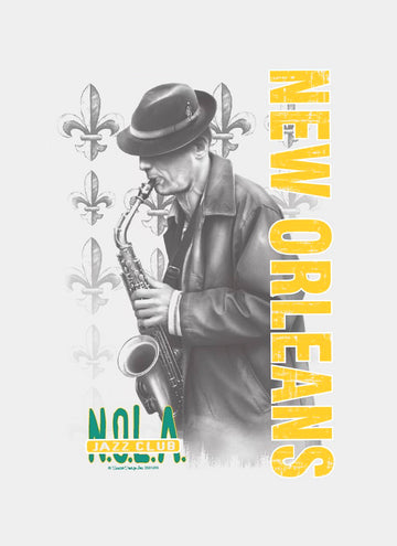 T-shirt musicien de jazz NOLA