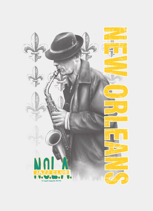 T-shirt musicien de jazz NOLA