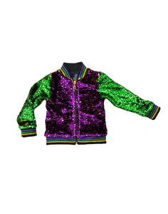 Sequin Jacket Purple, Green, and Gold Infant Classic