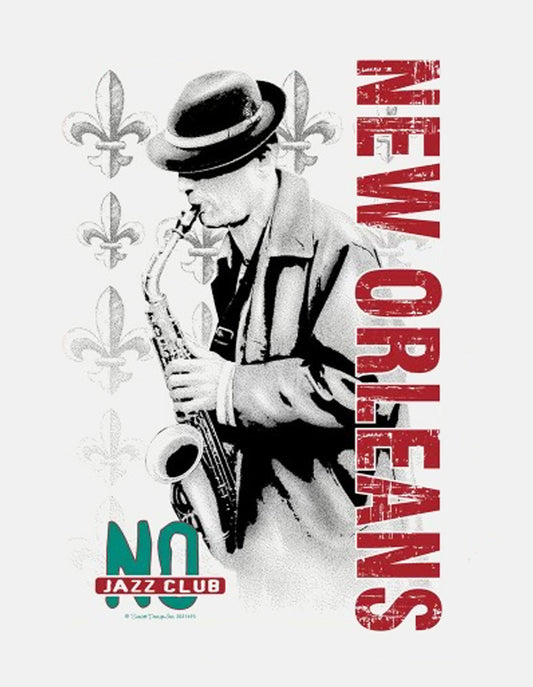 T-shirt musicien de jazz NOLA