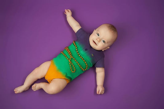 Tie Dye Stripe Infant Onesie Short Sleeve