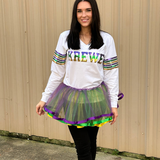 Tutu Purple, Green, and Gold Adult S/M
