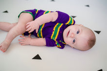 Purple Infinity Infant Onesie Short Sleeve