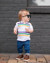 White Infinity Toddler Short Sleeve