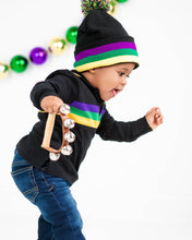 Black Chest Stripe Toddler Long Sleeve