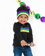 Black Chest Stripe Toddler Long Sleeve