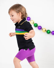 Black Chest Stripe Toddler Short Sleeve