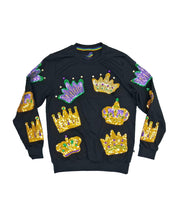 French Terry Adult Appliqué Crown Pullover