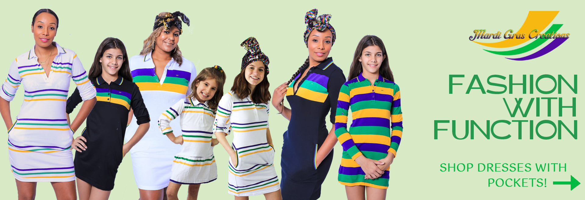 Thick Stripe Rugby Junior Dress Thick Stripe Rugby Junior Dress