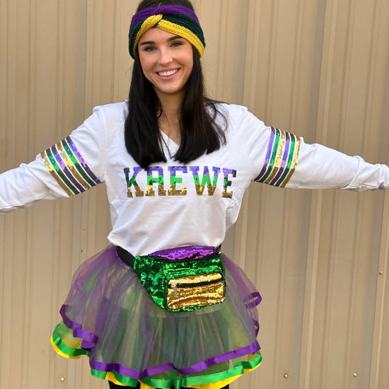 Tutu Purple, Green, and Gold Adult S/M
