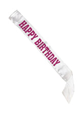 Happy Birthday Glitter Sash