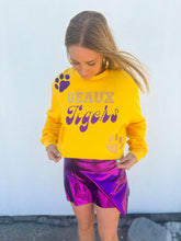 Geaux Tigers Paw Print Crop Pullover