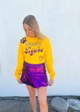 Geaux Tigers Paw Print Crop Pullover