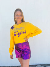 Geaux Tigers Paw Print Crop Pullover
