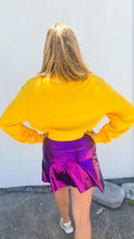 Geaux Tigers Paw Print Crop Pullover