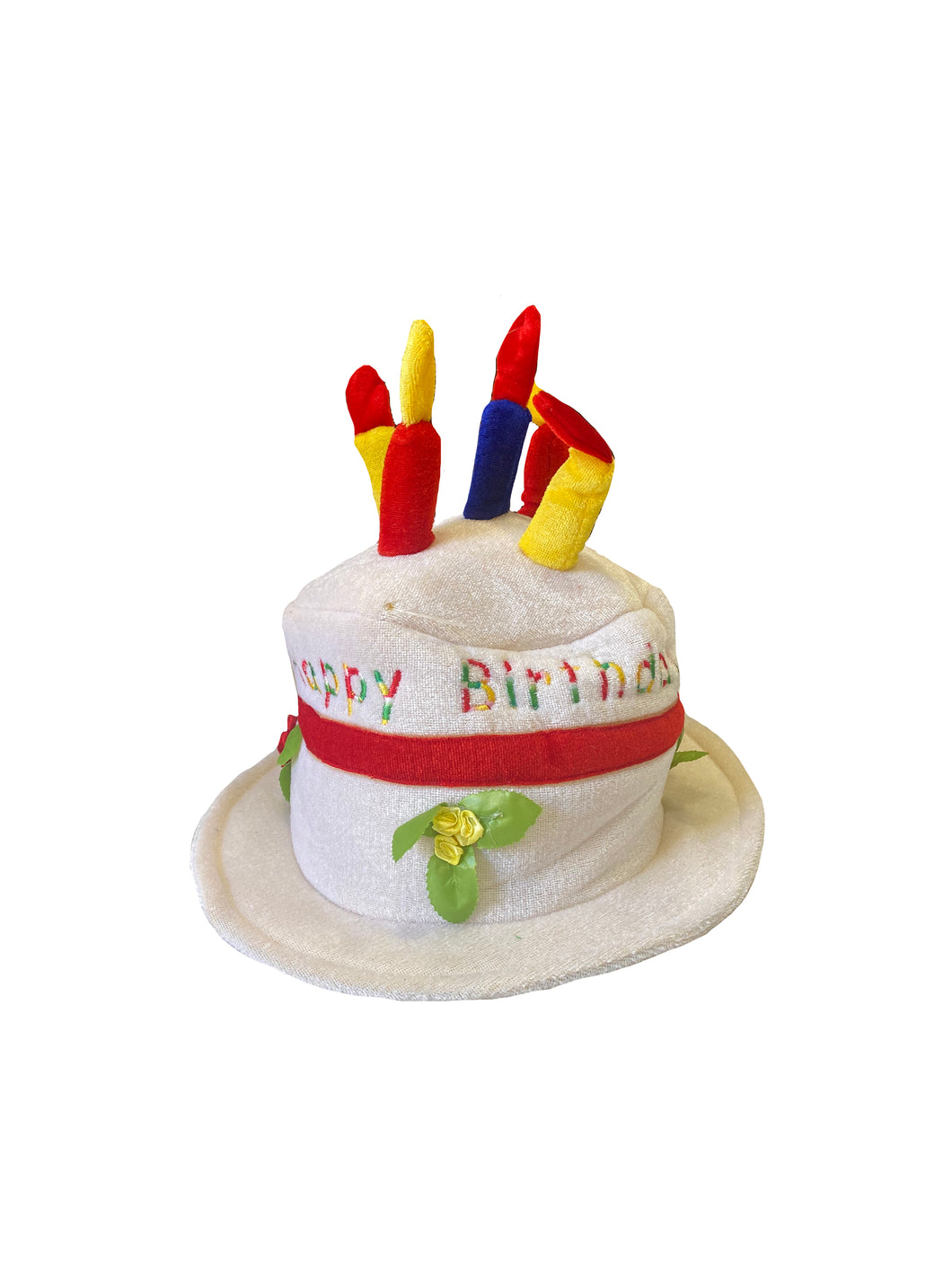 Birthday Cake Hat with Candles