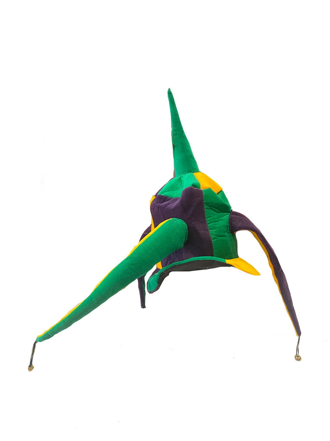 Purple, Green, and Gold Jester Hat