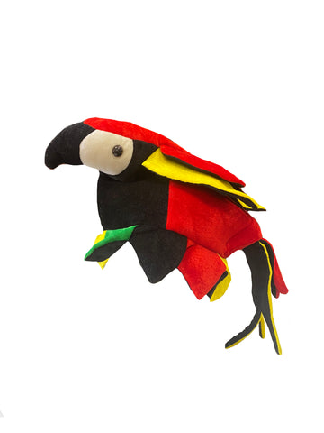 Chapeau de bouffon perroquet