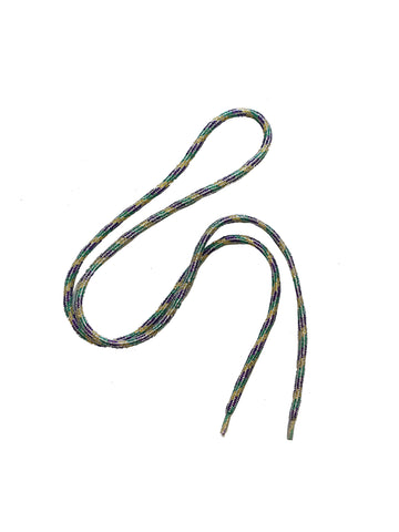 Cordones plateados de Mardi Gras