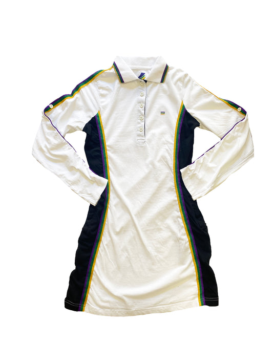 Robe adulte Lurex blanc